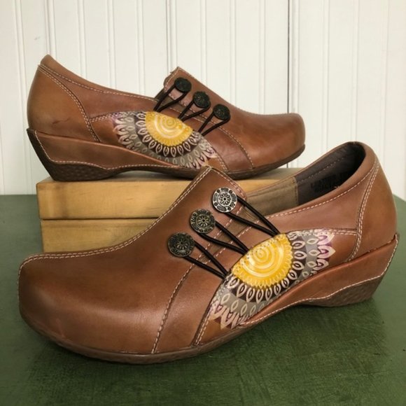 L'Artiste by Spring Step Shoes - Pristine L'Artiste Spring Step Agacia Tan Shoes 39